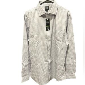 Jos. A. Bank Traveler Tailored Fit Long Sleeve Button Up Shirt NWT Size 16-36